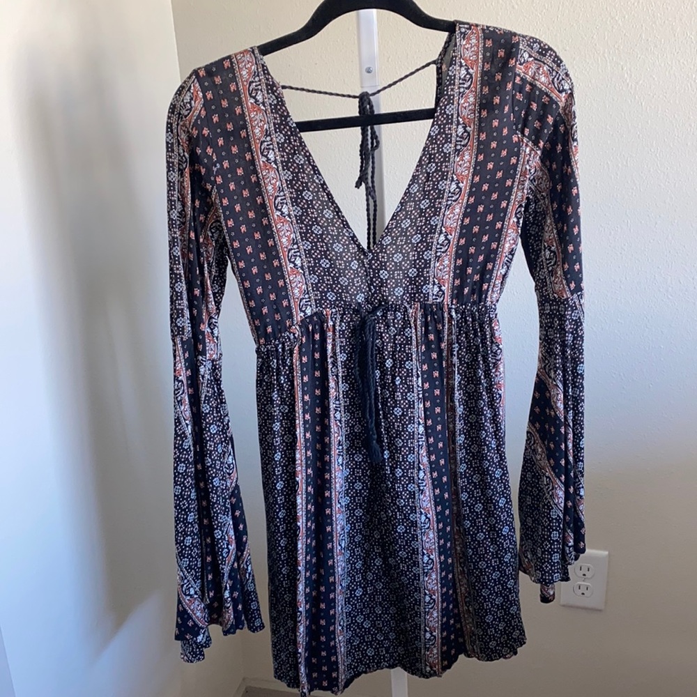 Abercrombie & Fitch Boho Long Sleeve Dress